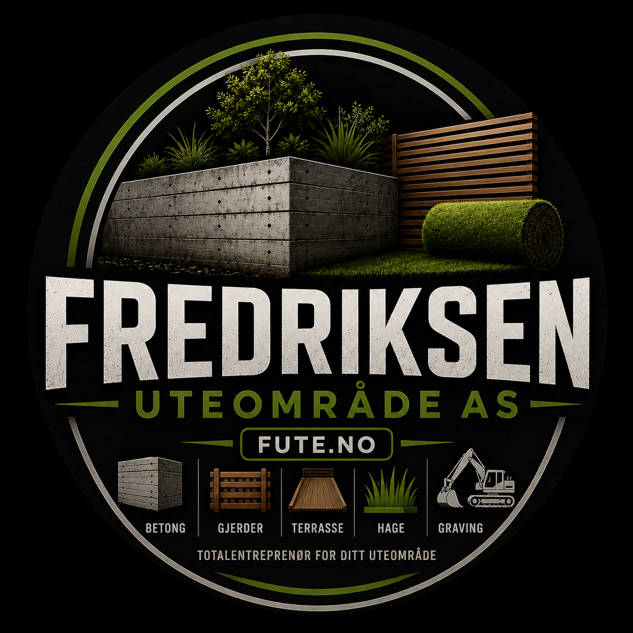 Fredriksen Uteområde AS logo